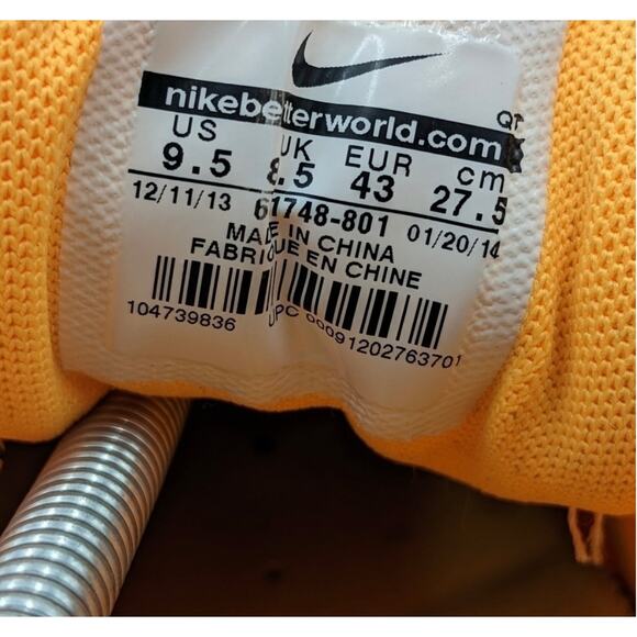 Nike airmax 90 ice atomic mango Sz 9.5 mens Orange and White - Picture 9 of 12